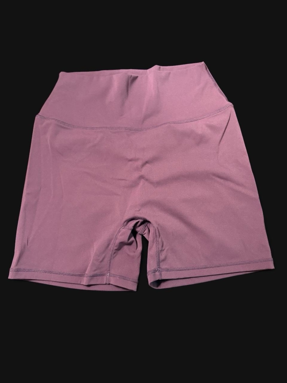 High-Waist Women's Bike Shorts - purple